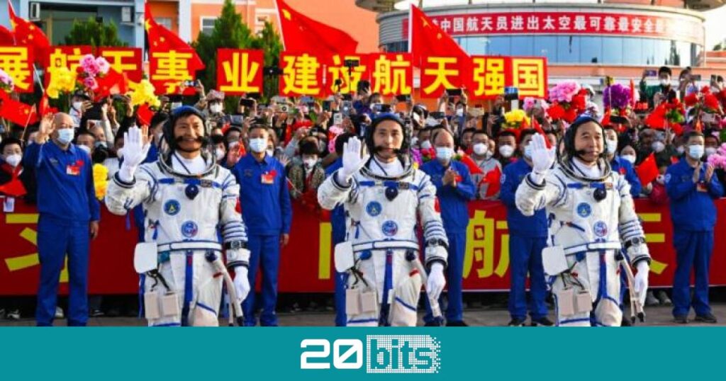 Le vaisseau spatial Shenzhou-16 s’arrime à la station spatiale chinoise Tiangong avec un nouvel équipage de « taïkonautes ».