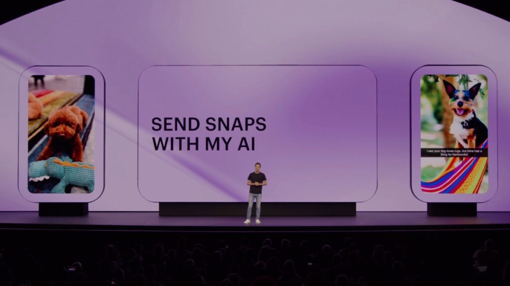 Snapchat lance une nouvelle fonctionnalité d’IA générative, « My AI Snaps », pour les abonnés payants