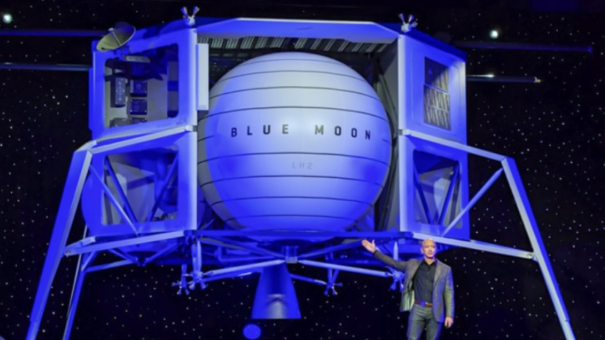 Blue Moon est un projet de robot transporteur de fret spatial et d'atterrisseur proposé par Blue Origin.