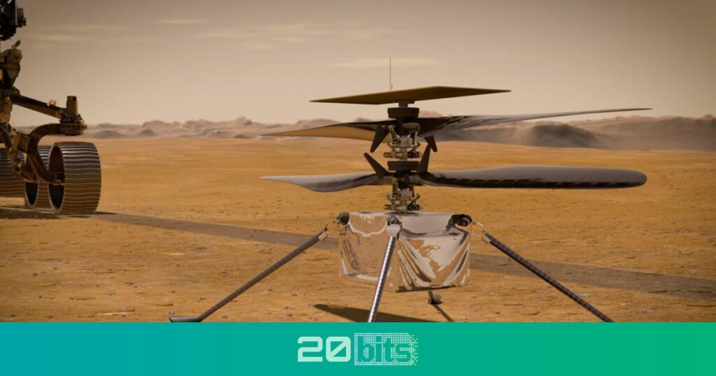 Vidéo : L’hélicoptère Martian Ingenuity atterrit pour la première fois sur un terrain rocheux