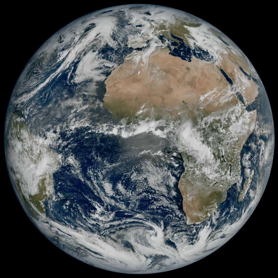 L'image, prise par le satellite Flexible Combined Imager, le 18 mars 2023.