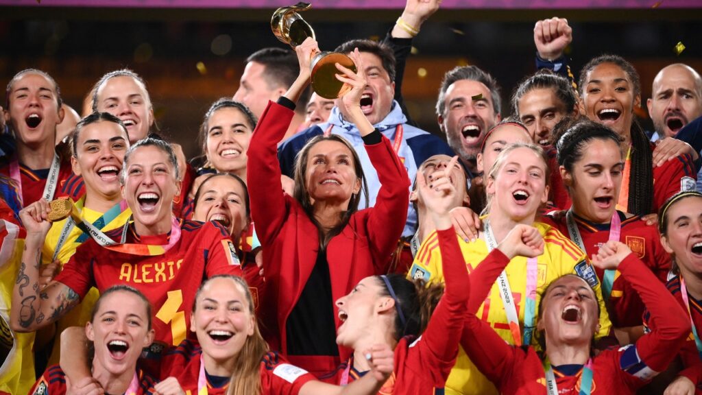 Le clin d’œil de la reine Letizia à l’équipe nationale espagnole de football féminin lors de la finale de la Coupe du monde 2023