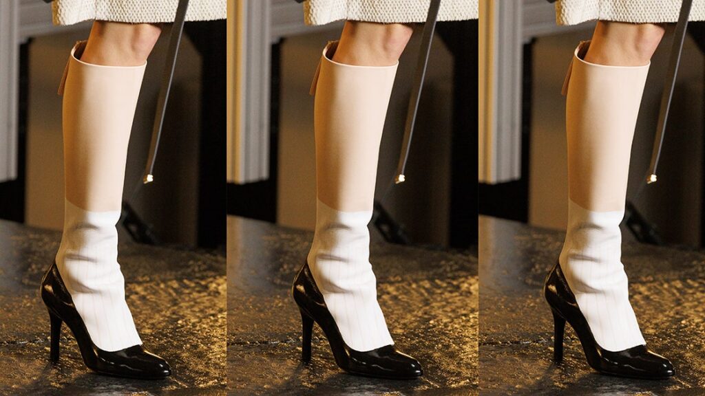 Porteriez-vous les bottes à illusion d’optique de Louis Vuitton ?